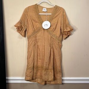 princess polly mustard dress - 2